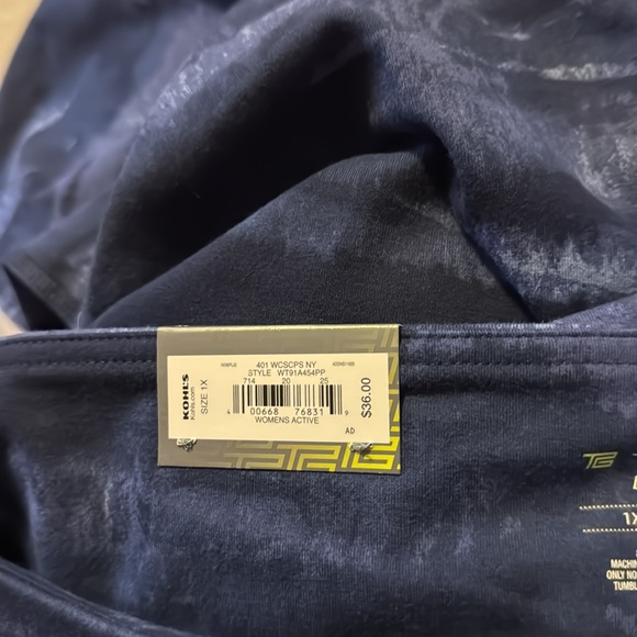 Womans Tek gear 1x nwt mid rise essentials capri - Picture 13 of 14